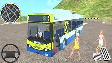 Bus Simulator 2025 - Offroad Bus Driving 3D - Bus Game Android Gameplay