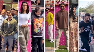 Salman Khan and Top Bollywood Celebrities at Billionaire Ambani Son Wedding in Jamnagar