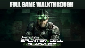Splinter Cell - Blacklist | Full Game Perfectionist Ghost Walkthrough in 4K 60FPS No Commentary
