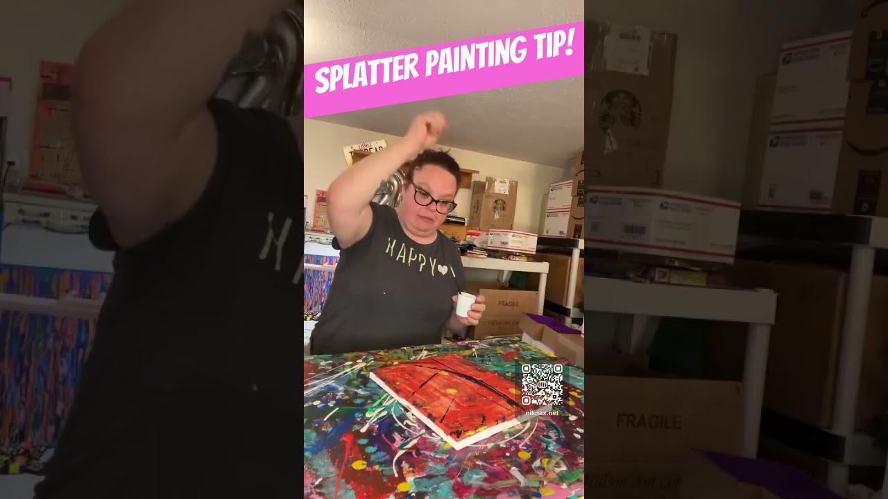 Splatter Paint is fun! 