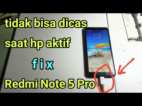 Cara mengatasi hp tidak bisa dicas hidup saat aktif mesin nyala Redmi Note 5 | Not Charging Solution