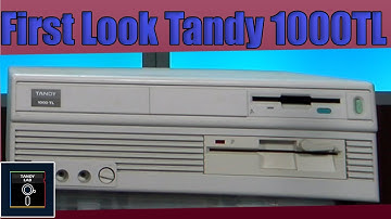 Tandy 1000  TL First Look - Tandy Lab!