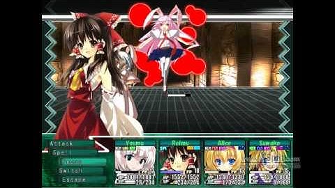 Labyrinth of Touhou (東方の迷宮) Boss : Reisen Udongein Inaba
