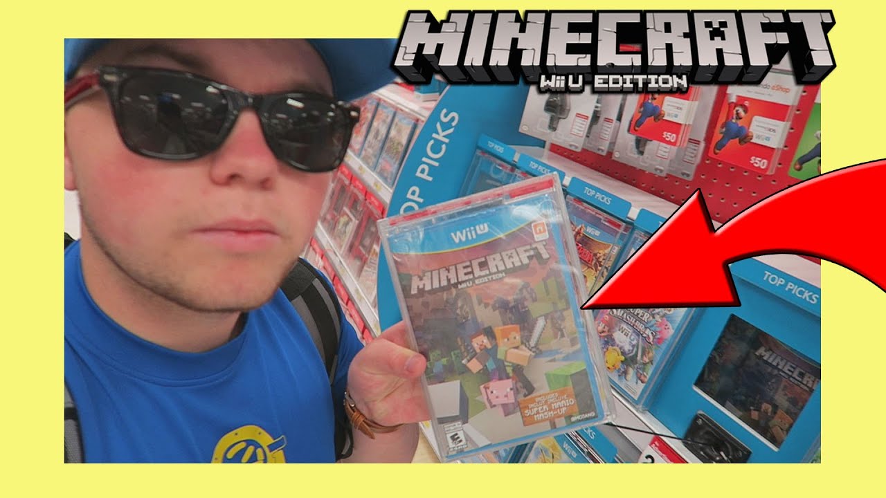 I Got Minecraft Wii U Edition Disc Vlog Youtube