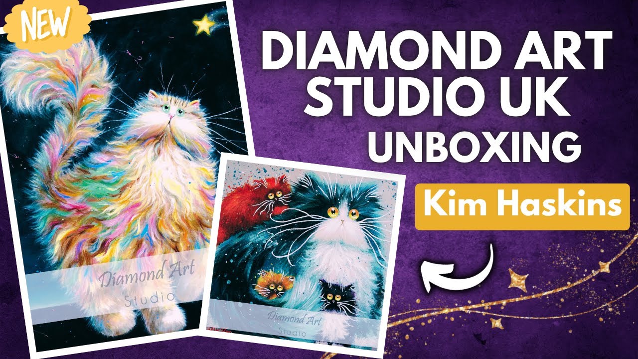 Распаковка: Новинка! Ким Хаскинс @ Diamond Art Studio UK — «Мерцание» и «Рыдания»