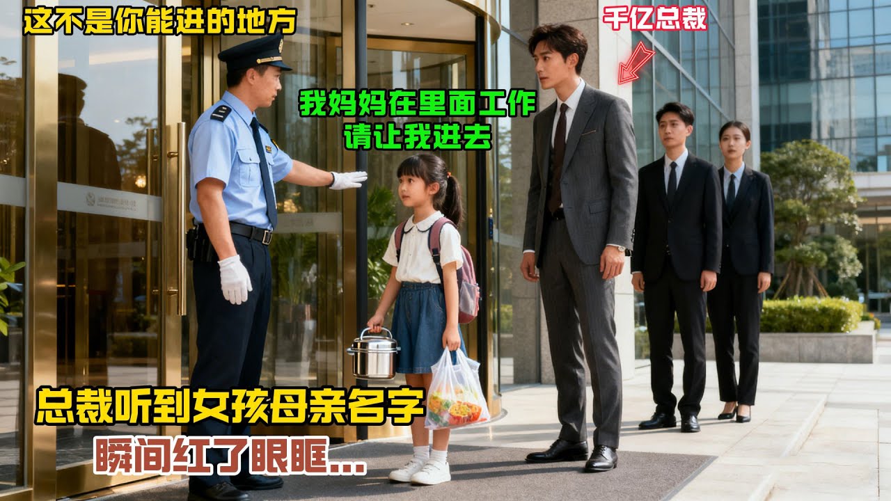 “我媽媽在裡麵工作請讓我進去！”窮女孩被門衛攔着不讓進，千億富豪得知女孩母親名字，瞬間紅了眼眶…#感人故事 #感人壹幕 #故事分享