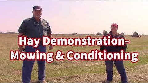 Krone Mower Conditioner Demo with OSU Extension- Farm Science Review 2020