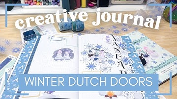 Creative Journal Setup [January 2026 Cover Page and Dutch Doors]