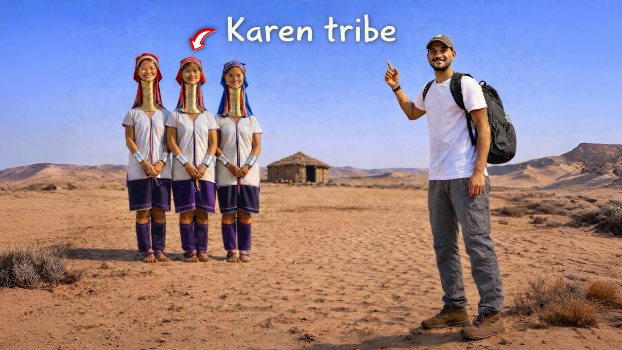 I Met the Karen Tribe in Thailand 😲 (Long Neck Women Village)