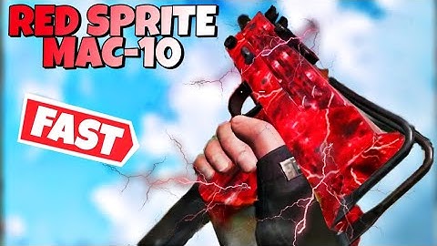 HOW TO GET/UNLOCK MAC-10 RED SPRITE FAST IN COD MOBILE UNLOCKING RED SPRITE CAMO FAST IN CODM