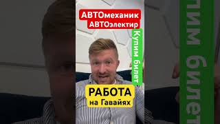 Ищем сотрудников в СТО на Гавайи | работа в США