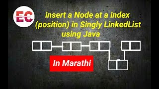 insert a  Node At a Index(Position) using Java  in Marathi