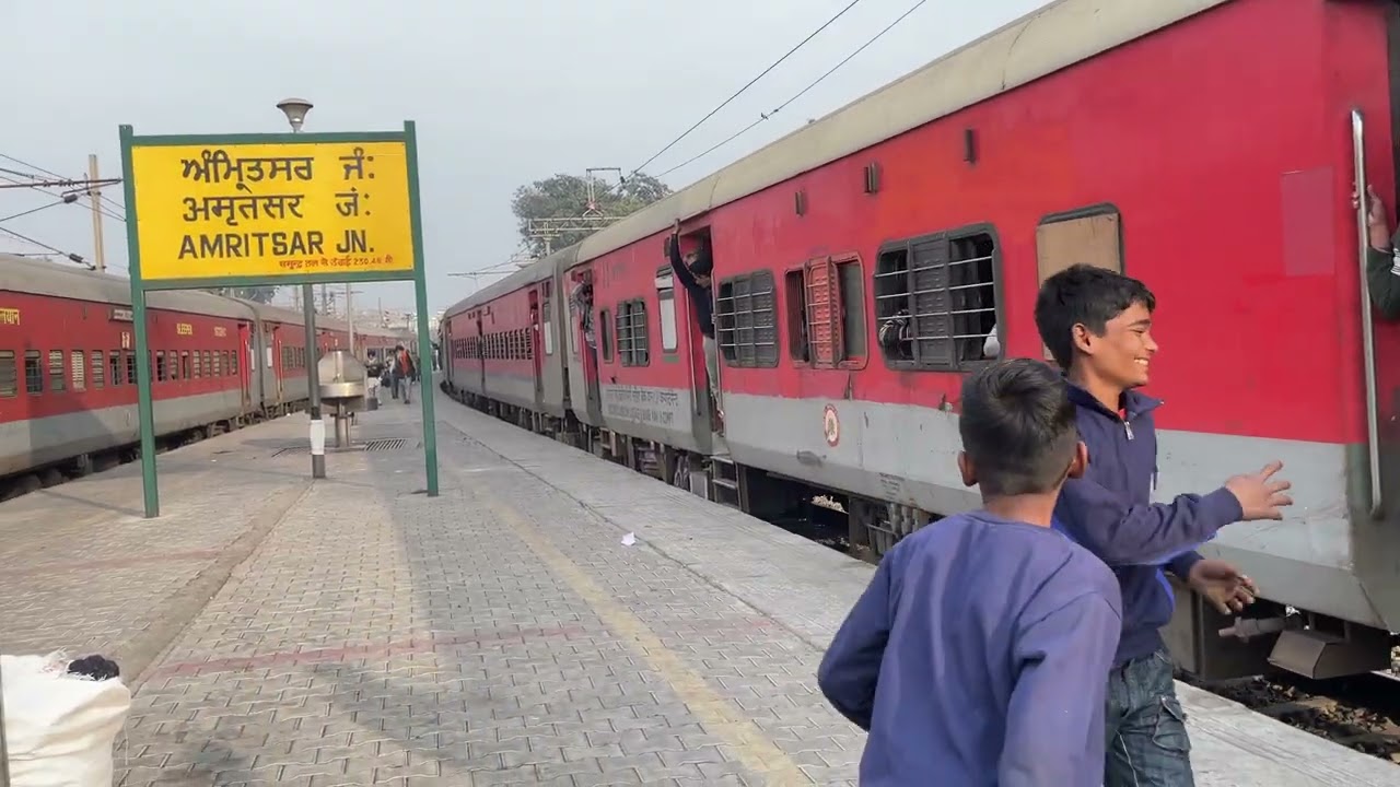 Amritsar to Sirhind junction train full video explain 🚂 #amritsar #sirhindfatehgarhsahib #railway 