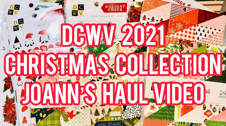 DCWV 2021 Christmas Collection - Joanns Online Hau...