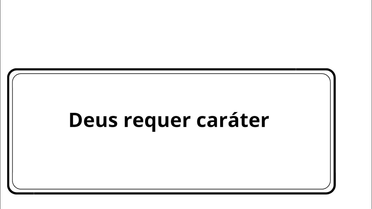 TEMA: DEUS REQUER CARÁTER. LEITURA: GÊNESIS CAP 24 VS 54 AO 58. DATA 12 ...