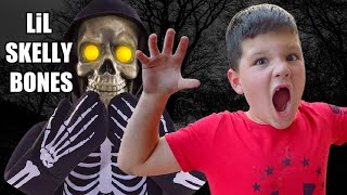 Lil Skelly Bones Spirit Halloween 2022 Animatronic Unboxing scary With Fun And Crazy Family