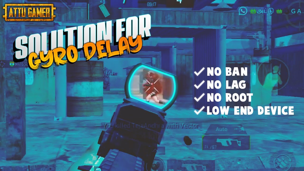 Gyro Delay | Problem Solved | Low End Device | #ATTUGAMER