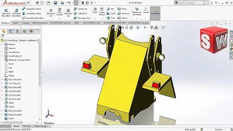 Wheel Loader - Front Body - Solidworks Tutorial HP