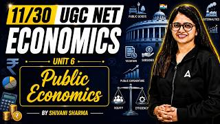 UGC NET Economics | UGC NET Economics Unit 6 Public Economic By Shivani Sharma