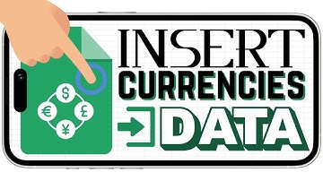 Insert Currencies in your Data in the Google Sheets Mobile! (iPhone & Android)