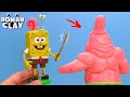 Evil Patrick Star Exe vs SpongeBob with Clay | Roman Clay Tutorial