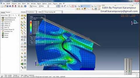 Simulation Buckling of a column in Abaqus