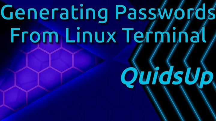 How to Create Random Passwords in Linux Terminal