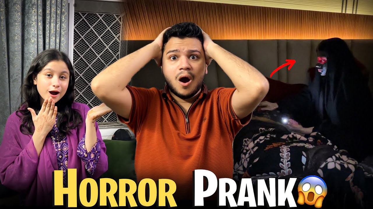Momina ne achanak se horror prank kardiya🥲| Neend mein dar kar uth gaya mein😭
