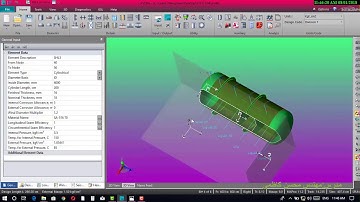 آموزش طراحی مخزن در pv elite