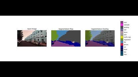 Brunswick Square, Brighton, Semantic Segmentation using DeepLabv3+, pretrained on CityScapes Dataset
