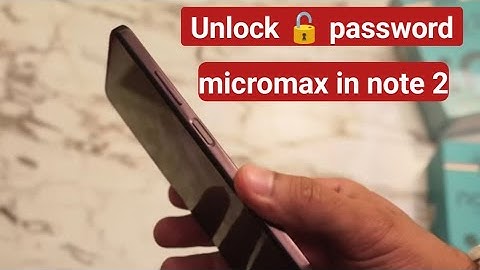 How to hard reset micromax in note 2 || micromax note 2 format kaise kare, How to unlock parttan