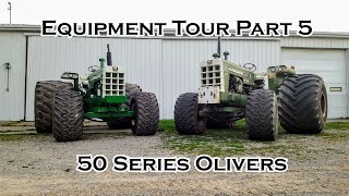 Oliver Tractor and Equipment Tour Part 5  50 Series Oliver Tractors