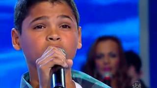 ISAC SANTOS - Pai eu Confiarei - Jovens Talentos Kids - Raul Gil