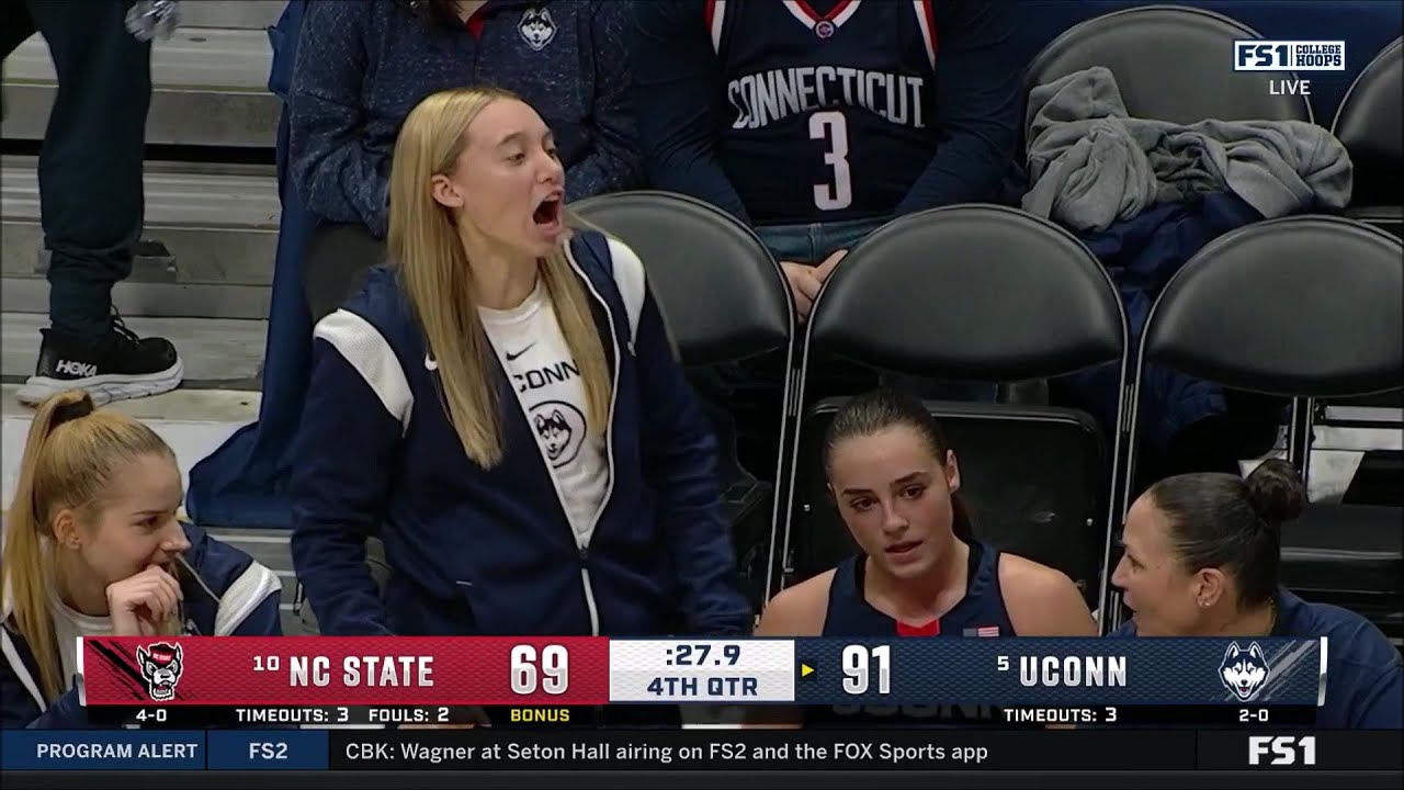 Nika Muhl BREAKS UConn Huskies Assist Record With 15 vs 10 NC State