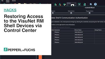 Pepperl+Fuchs Hacks: Restoring Access to the VisuNet RM Shell Devices via Control Center