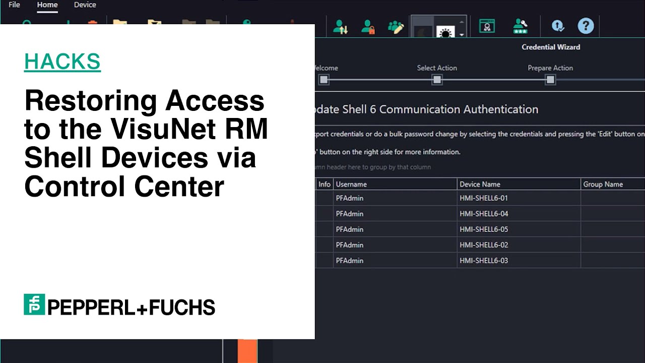Pepperl+Fuchs Hacks: Restoring Access to the VisuNet RM Shell Devices via Control Center