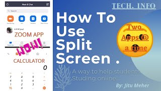 How To Use Split Screen || || #Tech_Info ||  || JITU MEHER || screenshot 4