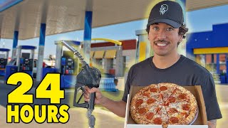 Eating Gas Station Food For 24 Hours (Impossible Food Challenge)