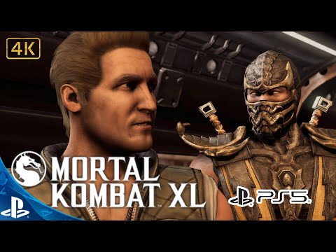 Видео: Mortal Kombat XL.Глава 1.Джонни Кейдж.World On Fire.MK XL.4K.PS5.Sony Playstation 5.