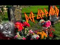 Def Leppard’s ‘Terror Twin’ guitarist - Steve Clark and his Grave in Sheffield