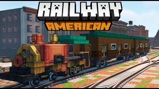 Create Mod 0.5 American Railway - Real Trains in Minecraft