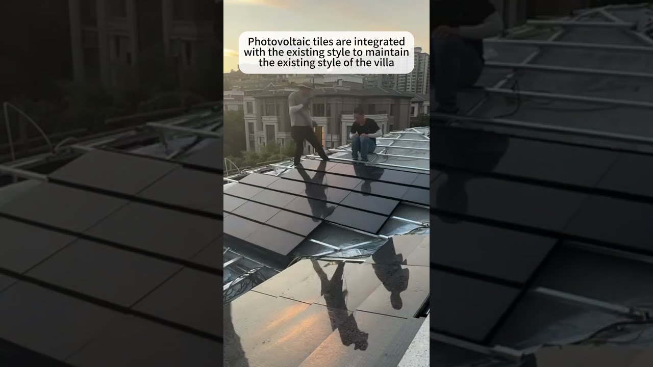 Photovoltaic Tiles Integrate With Existing Architectural Style Bipv Solarglass Solarenergy
