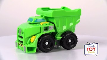Transformers Rescue Bots Boulder Dump Truck 2015 Rescan Playskool Heroes 4K