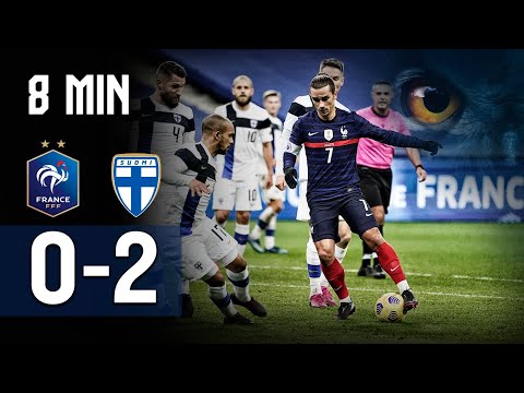 Full Highlights (8 min.) I Ranska - Suomi 0-2 I A-maaottelu I 11.11.2020