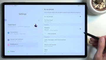 How to Acitvate Do Not Disturb Mode on SAMSUNG Galaxy Tab S8+ - Enable DND Mode