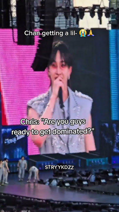 Well, Chan if u say so 😭👅 #skz #straykids #bangchan #freaky #concert #lmao #kpopfypシ #funny #lol