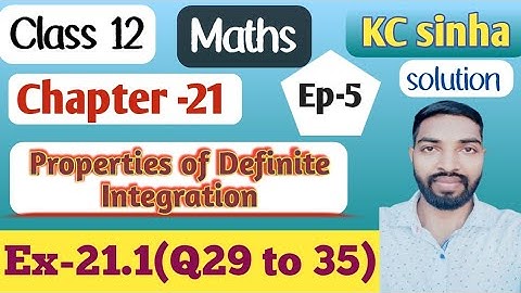 Ep-5|Class-12|Kc Sinha Solution|Ex-21.1(Q29 to 35)|