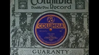 Original Dixieland Jazz Band "Indiana" Columbia A2297 recorded May 31,1917 HISTORIC ODJB Original Dixieland Jazz Band "Indiana" Columbia A2297 recorded May 31,1917 HISTORIC ODJB