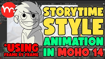 STORYTIME STYLE ANIMATION IN MOHO 14. #Framebyframe #storytime #tutorial #drawing ##animate #cartoon
