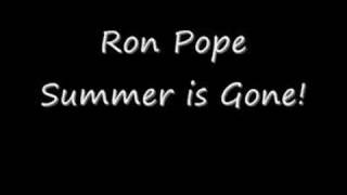 Watch Ron Pope Summer Is Gone video